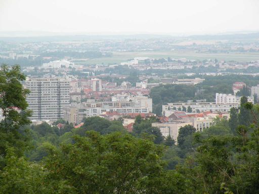  une vue de Vandoeuvre, depuis Brabois